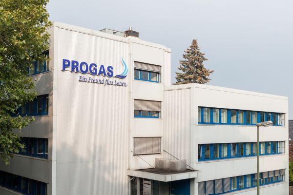 Der Firmensitz von Progas von außen.