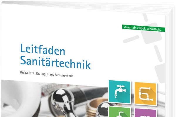Cover des Buches Leitfaden Sanitärtechnik.