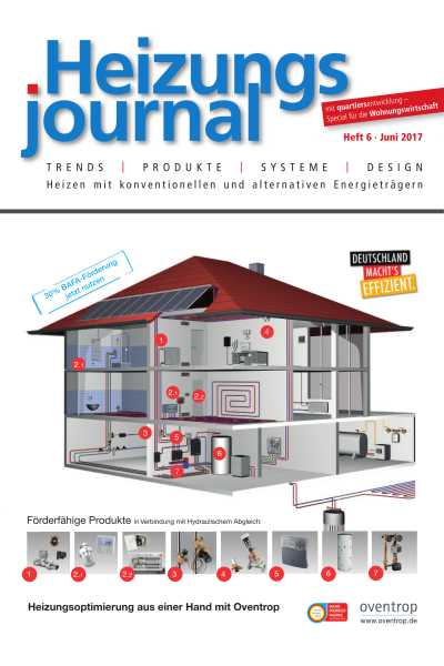 HeizungsJournal Heft 6 2017 Heft 6 2017