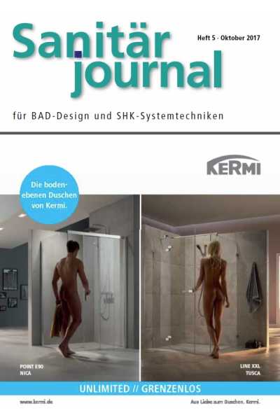 SanitärJournal - Heft 5, Oktober 2017 SanitärJournal - Heft 5/2017 SanitärJournal - Heft 5, Oktober 2017 SanitärJournal - Heft 5/2017