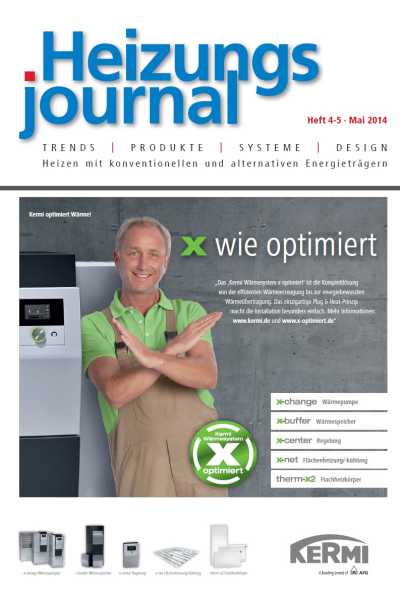 HeizungsJournal – Heft 4-5, Mai 2014 HeizungsJournal – Heft 4-5/2014 HeizungsJournal – Heft 4-5, Mai 2014 HeizungsJournal – Heft 4-5/2014