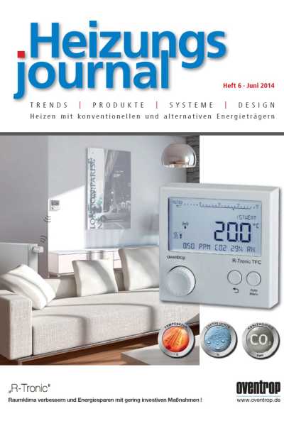 HeizungsJournal – Heft 6, Juni 2014 HeizungsJournal – Heft 6/2014 HeizungsJournal – Heft 6, Juni 2014 HeizungsJournal – Heft 6/2014