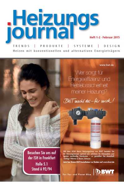 HeizungsJournal – Heft 1-2, Februar 2015 HeizungsJournal – Heft 1-2/2015 HeizungsJournal – Heft 1-2, Februar 2015 HeizungsJournal – Heft 1-2/2015