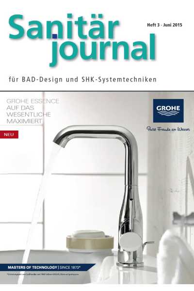 SanitärJournal – Heft 3, Juni 2015 SanitärJournal – Heft 3/2015 SanitärJournal – Heft 3, Juni 2015 SanitärJournal – Heft 3/2015