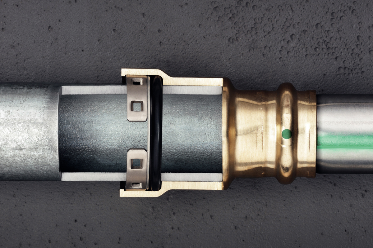 Viega-Übergangsstück aus Rotguss - SanitärJournal